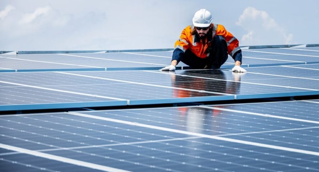 impianto-solare-conto-termico-professionista Installatore certificato che realizza impianti fotovoltaici con incentivi del Conto Termico 3.0, ideali per il settore terziario.